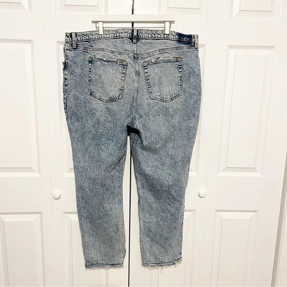Abercrombie & Fitch The 90s Straight Leg Ultra High Rise Jeans Plus Size 36 22 - Picture 8 of 10
